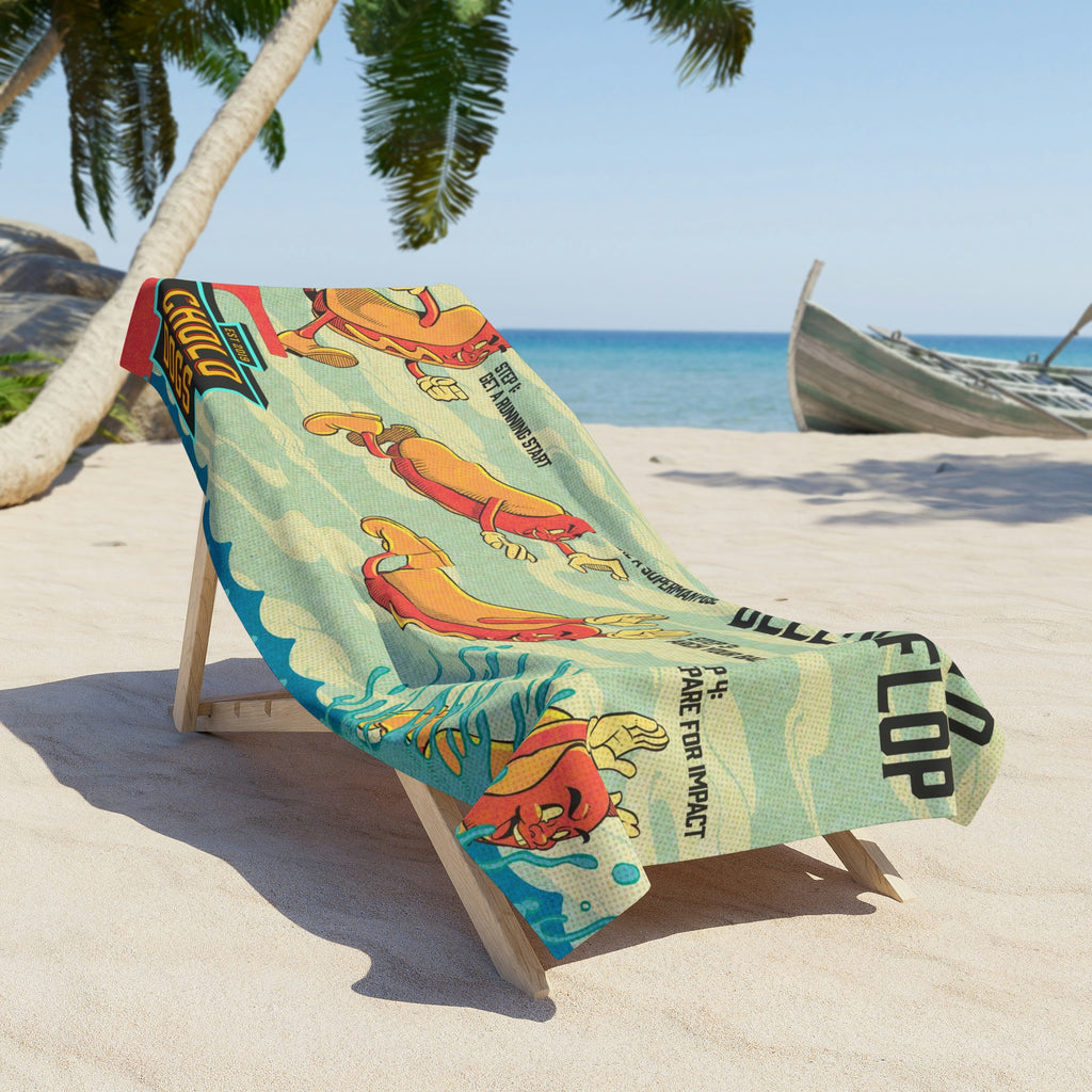 Belly Flop Beach Towel