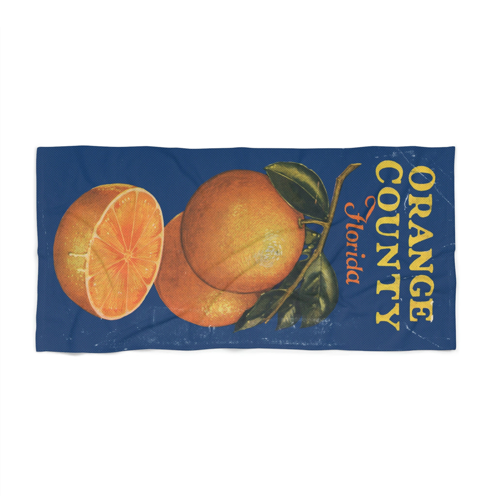 Oranges Beach Towel