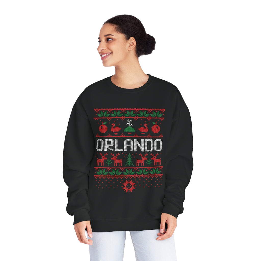 Christmas Crewneck Sweatshirt  [Black]